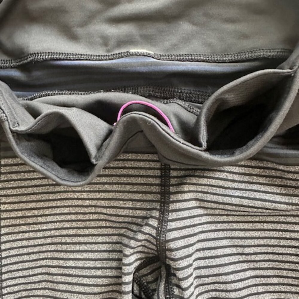 Lululemon Striped Full Length Leggings Size 4 - Picture 3 of 16